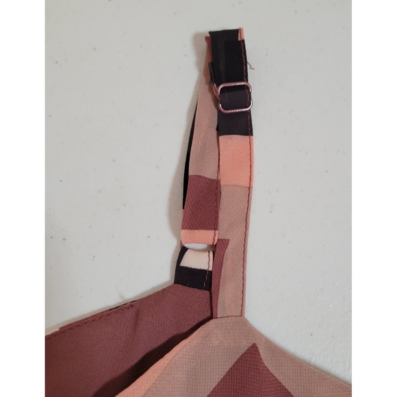 Torrid Double Layer Cami‎ Tank Top Size 1 Adjustable Straps Chevron Women's 1079 - Picture 3 of 6